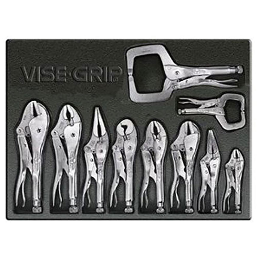 Vise Grip (Irwin) 1078TRAY 10-Piece Locking Pliers Set